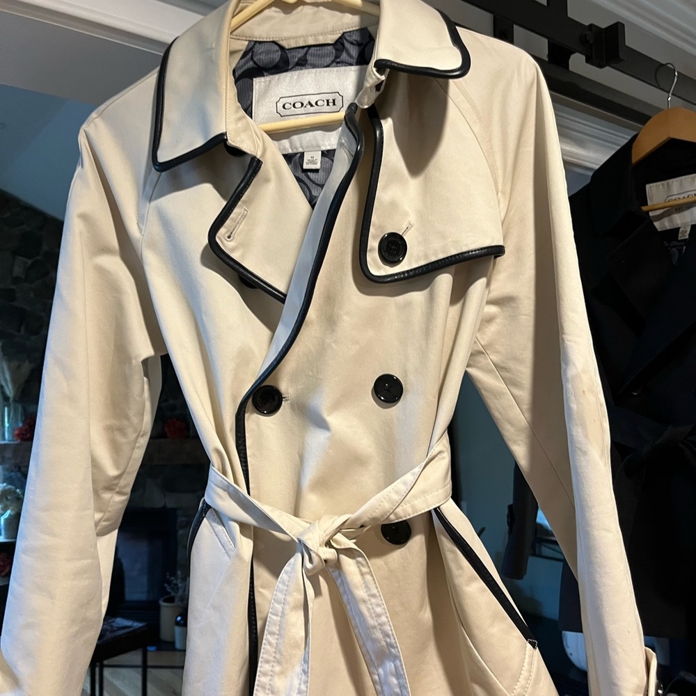 Coach Short Trench Coat